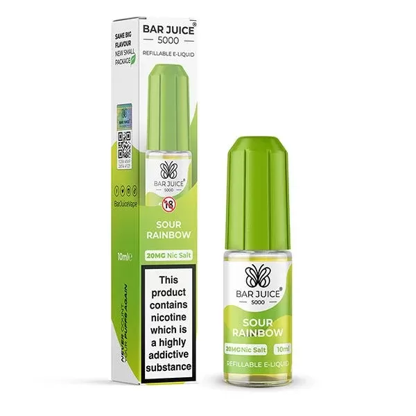 BAR JUICE SOUR RAINBOW 10ML NIC SALT E-LIQUID