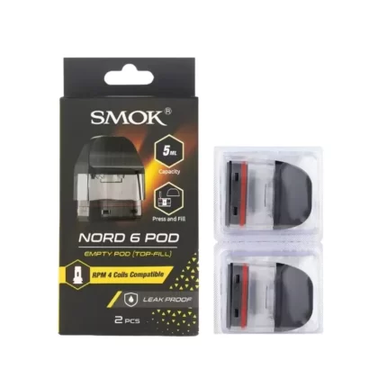 SMOK Nord 6 Empty Replacement Pods - Smok / 2ml