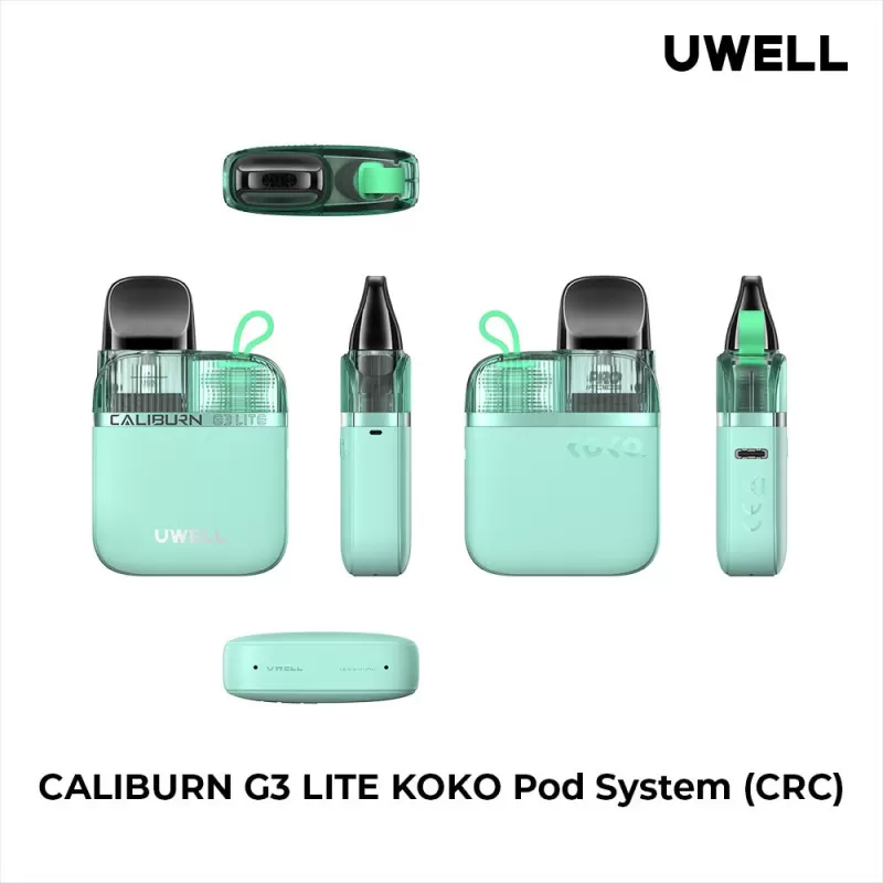 UWELL CALIBURN G3 LITE KOKO OPEN POD KIT - Cyan - Image 2