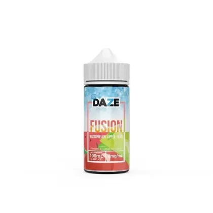 7 Daze Fusion Watermelon Apple Pear CHILLED Vape e-Liquid 100mL - Vape Product, Vape Product