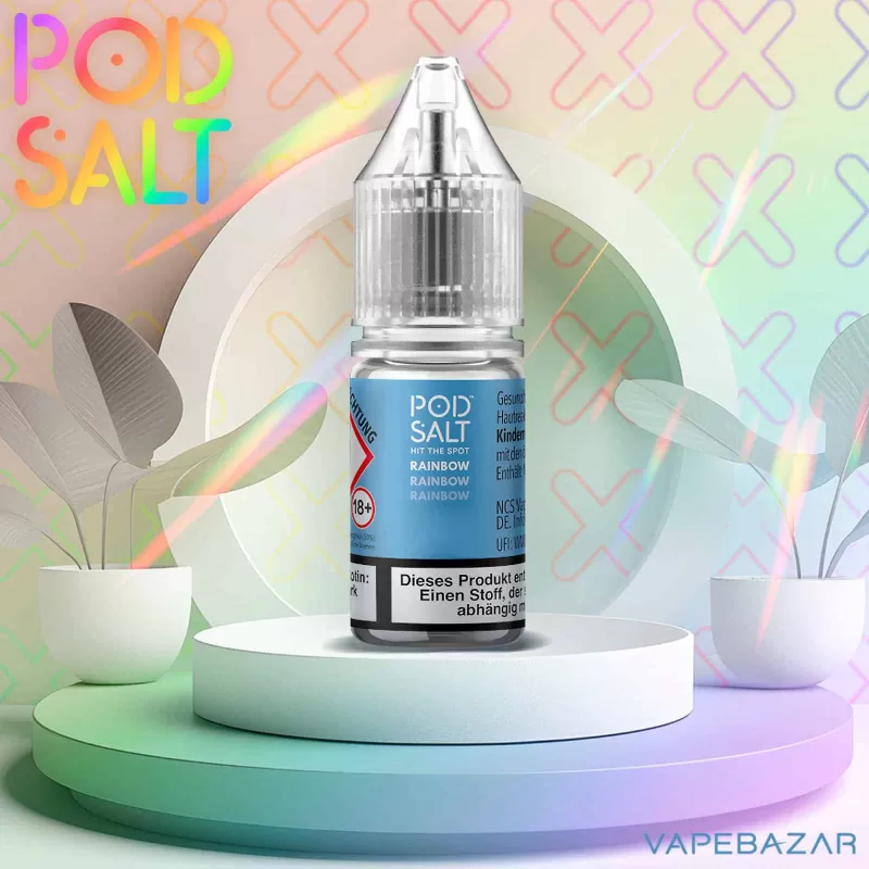 Pod Salt X Nikotinsalz Liquid – Rainbow - 20mg/ml, 10mg/ml