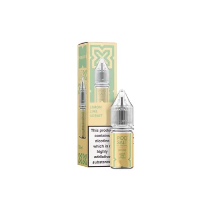 Pod Salt Nexus Lemon Lime Sorbet E Liquid 10ml - Nicotine Strength#20mg>10mg>5mg (32EA02)