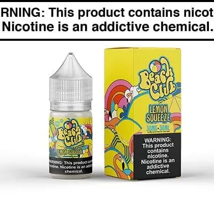 LEMON SQUEEZE BY BEACH CLUB SALTS 30ML - Vapejuice