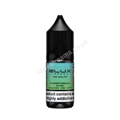 Elux Legend Blueberry Bubblegum Nic Salt E-Liquid - Vapestreams Co