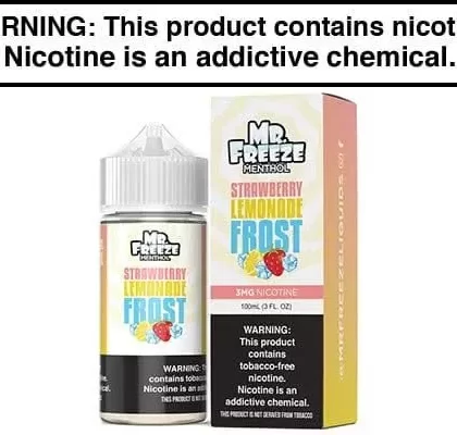 STRAWBERRY LEMONADE FROST BY MR. FREEZE 100ML - Vapejuice