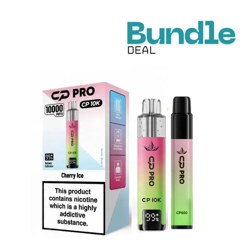 CP Pro CP10K Kit + CP Pro CP600 Kit Bundle - Strawberry Raspberry Ice / Banana Ice