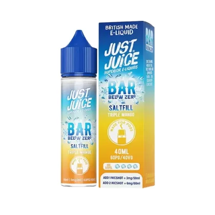 Triple Mango 40ml Saltfill by Just Juice Bar Below Zero