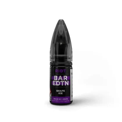 GRAPE ICE RIOT BAR EDTN NICOTINE SALT E-LIQUID BY RIOT SQUAD