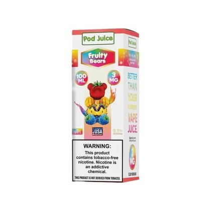 Pod Juice – Fruity Bears – 100mL - Vape Product