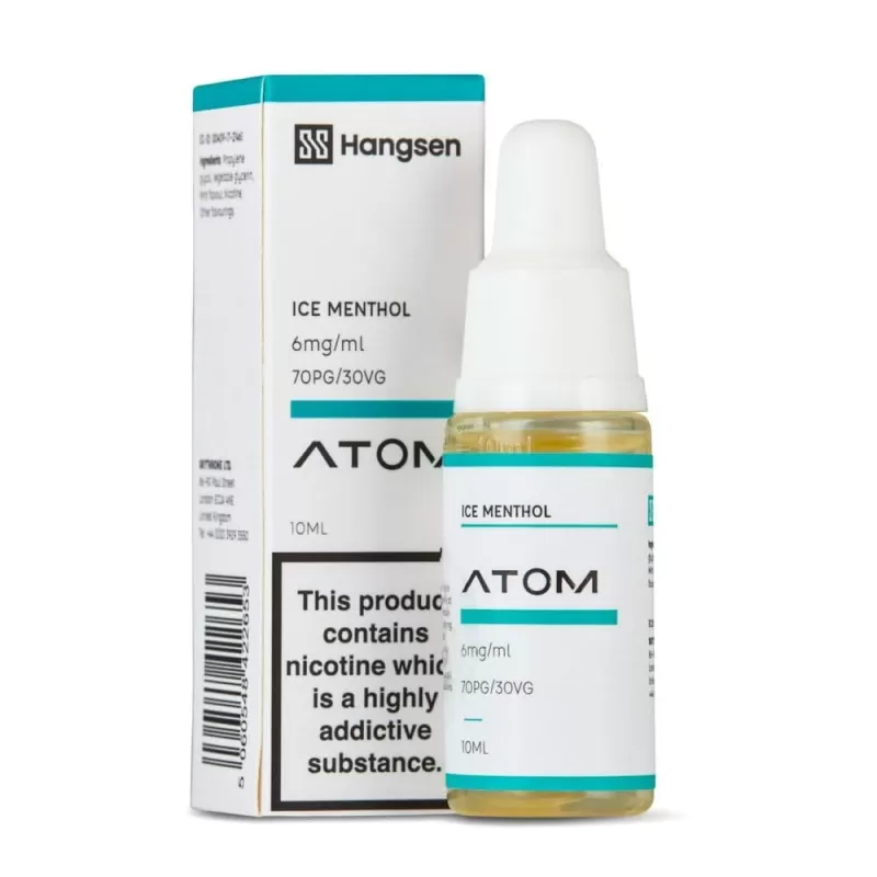 Ice Menthol E-Liquid Atom Series by Hangsen (10ml) - 0mg