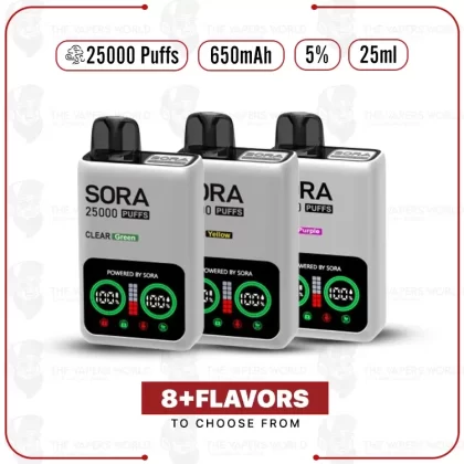 Buy Sora 25000 Puffs Disposable Vape Online | The Vapers World
