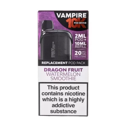 Dragon Fruit Watermelon Smoothie 10K Prefilled Pod + Refill by Vampire Vape
