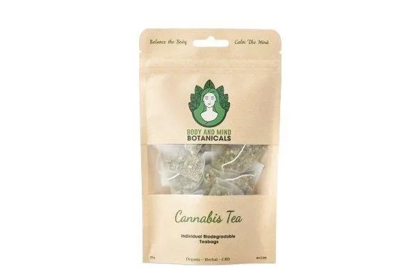 Organic Cannabis Herbal Tea – 10 Teabags – 25/40mg CBD Per Teabag