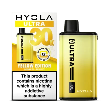 Hyola Ultra 30K Prefilled Pod Kit Yellow Edition - Nicotine Strength#20mg (7358E2)