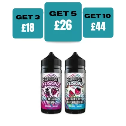 Seriously Fusionz 100ml Shortfill E-Liquid - White Peach Lemon