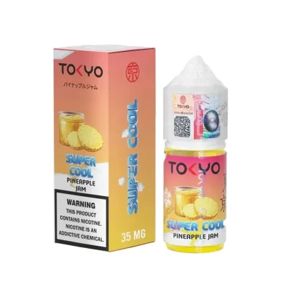 TOKYO SUPER COOL PINEAPPLE JAM FRUIT ICE SALTNIC 30ML