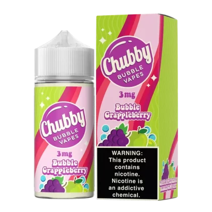 100ML | Bubble Grappleberry by Chubby E-Liquid - Size#100ML~Strength#0MG>3MG>6MG (4E8D6C)