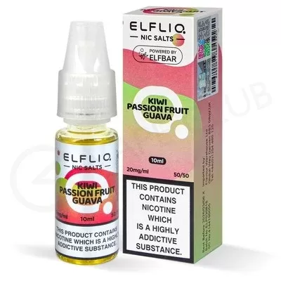 Kiwi Passion Fruit Guava Nic Salt E-Liquid by Elf Bar Elfliq - Ecigpremium