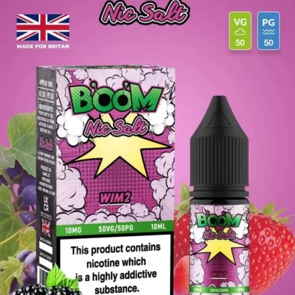 Wim2 Boom Nic Salt E Liquid 10ml | 10mg & 20mg | 50/50 VG/PG