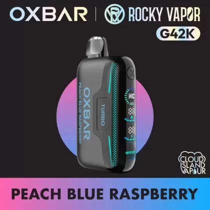 Rocky Vapor Oxbar G42K Disposable Vape – Peach Blueberry Raspberry