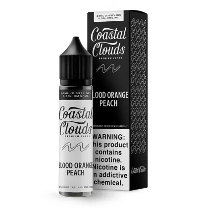 Blood Orange Peach – Coastal Clouds – 60mL - Vape Product, Vape Product