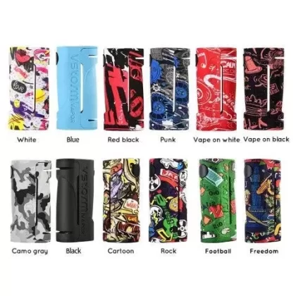 Vapor Storm Eco Mod 90W 18650 Mech Mod - Colour#Vape on White>Black & Red>Cartoon>Freedom>Football>Rock>Punk (4F84F4)