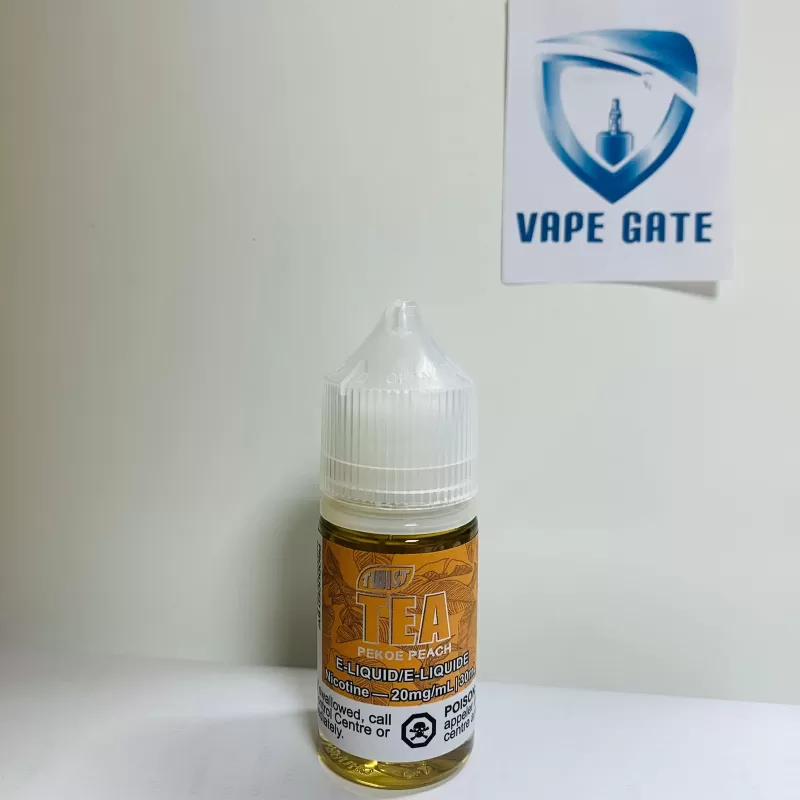 Pekoe Peach 30ml Salt by Twist Tea PGVG - 50 mg / 30 ml - Image 2