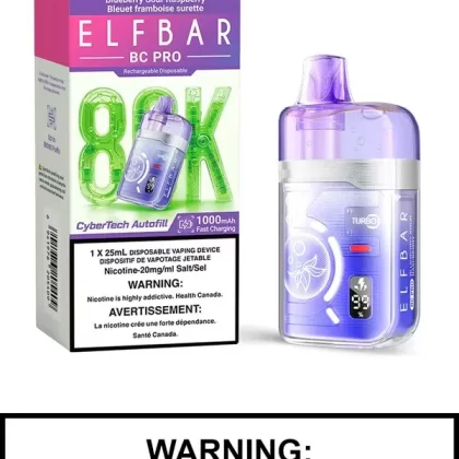 Blueberry Sour Raspberry Elf Bar BC Pro Disposable Vape