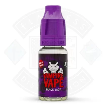 Vampire Vape – Black Jack – 10ml - Strength#3mg>6mg>12mg>18mg
