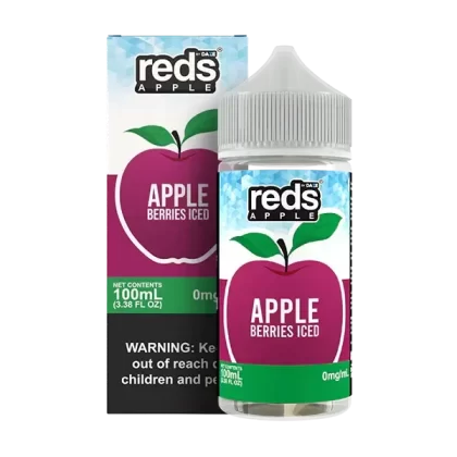 Reds Apple Berries CHILLED Vape e-Liquid 100mL - Beyondvape