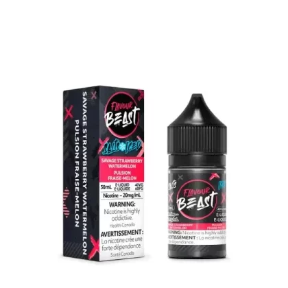 FLAVOUR BEAST SALT 30 ML – SAVAGE STRAWBERRY WATERMELON ICED
