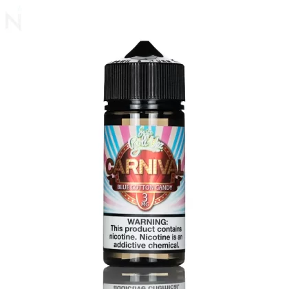 Juice Roll Upz E-Liquid - Carnival Blue Cotton Candy - 100mL