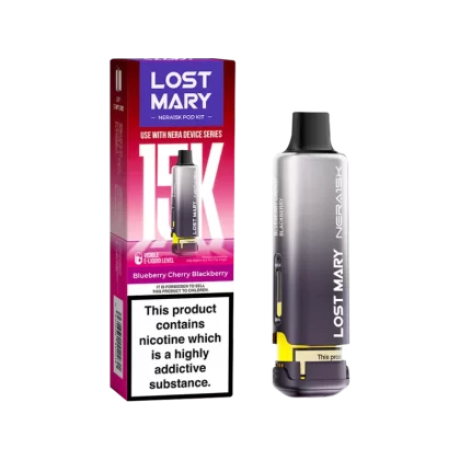 Blueberry Cherry Blackberry Lost Mary NERA15K Refill Pack - 20mg - Vape Product (6594F1)