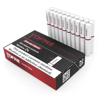 Original TOFRE Herbal Heat Tobacco Sticks E-Herbal Heets 200 PCS/Carton CLASSIC Series for IQOS and Lil and Other Heat Not Burn Smokeless Device ( )