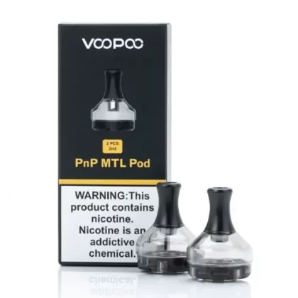 VOPOO PNP MTL EMPTY REPLACEMENT POD – 2Pcs - 1 PCS, Pack Of 2