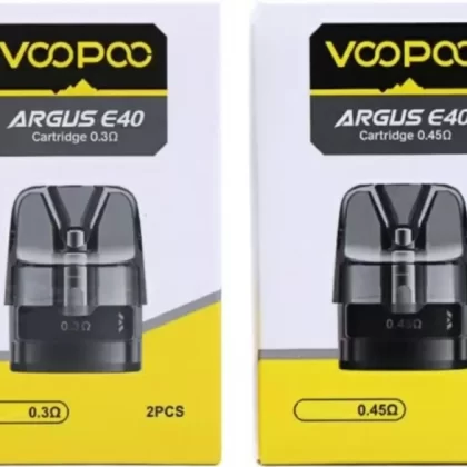 Voopoo Argus E40 pods 0.3ohm 0.45ohm 0.6ohm 2ML Pods Pack of 2 Pods