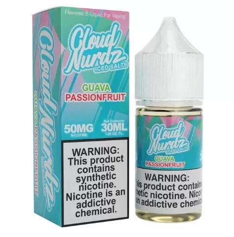 Cloud Nurdz Iced Salt – Pink Guava 30ml