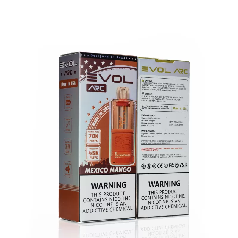 EVOL ARC 70K Puffs Disposable Pods - Miami Mint - Image 2