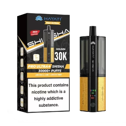 Hayati Pro Ultra Plus Shisha 30000 Prefilled Pod Kit Lemon & Lime / Lemon Mint