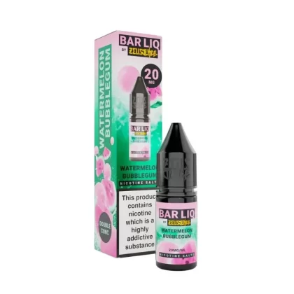 Watermelon Bubblegum Bar Liq 10ml Nic Salt by Zeus Juice