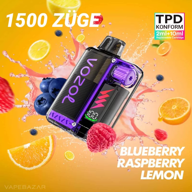 Vozol Vista Plug – Blueberry Raspberry Lemon Starter Kit - Pod Kit; La Fume; 850 mAh