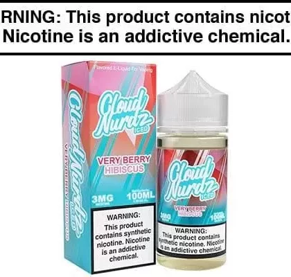 VERY BERRY HIBISCUS ICED BY CLOUD NURDZ TFN 100ML - Vapejuice