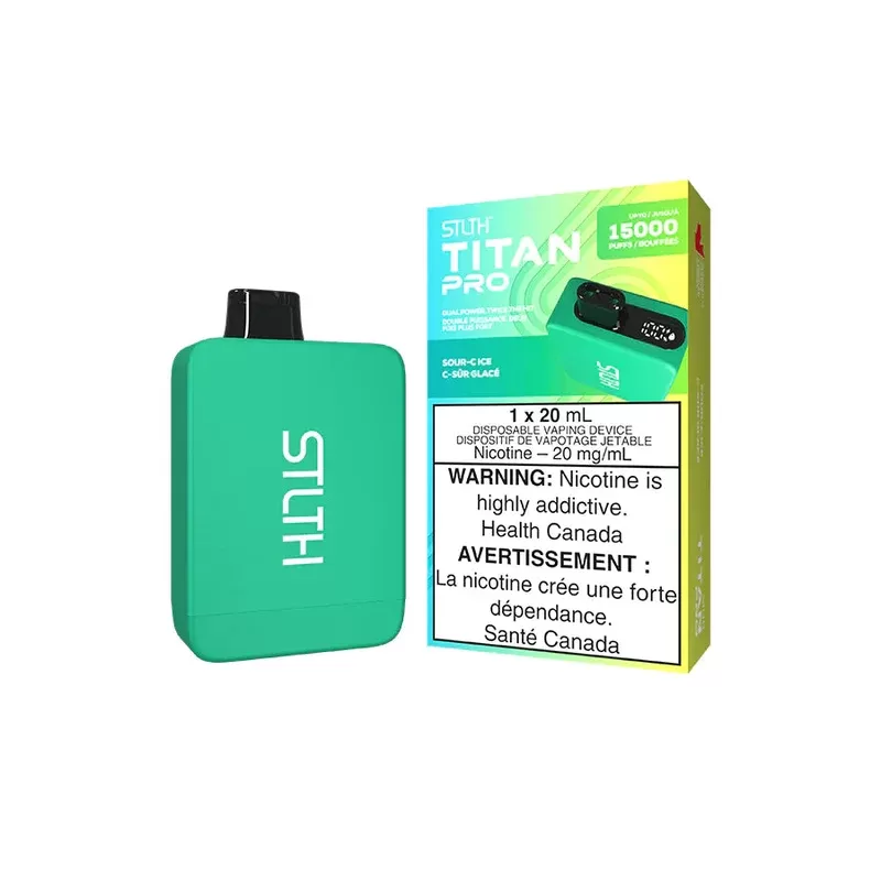 STLTH TITAN PRO DISPOSABLE – SOUR-C ICE