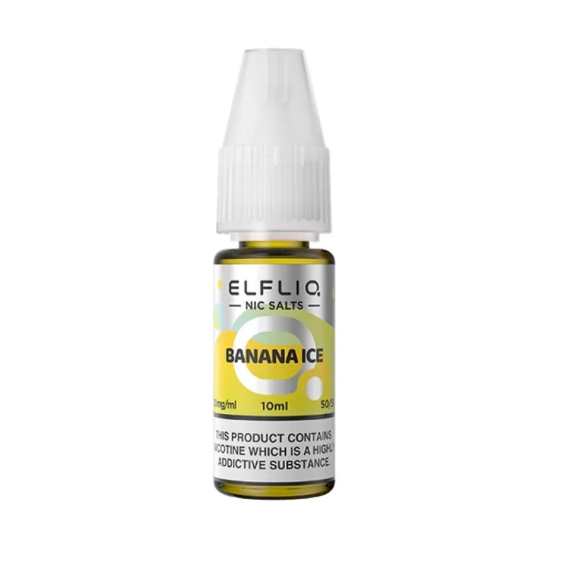 Elfliq Banana Ice 10mg Salt Nicotine E Liquid - Vapourdays Co