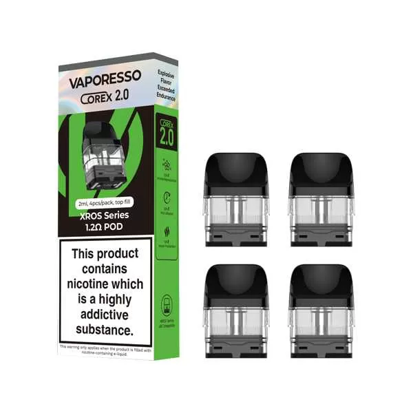 Vaporesso Xros Corex 2.0 Replacement Pods (4 Pack) - Vape Co - Image 2