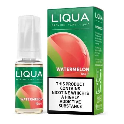 LIQUA Watermelon 10ml E-Liquid - Strength#0mg>6mg short dated 09/25>12mg out of date 14/12/24