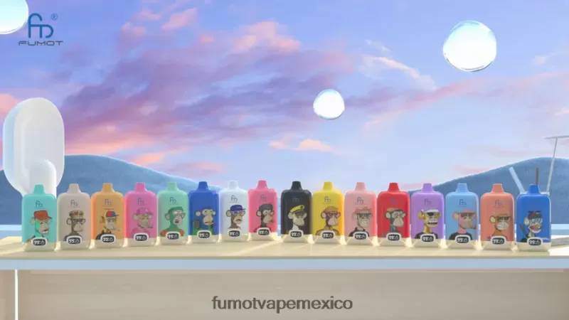 Fumot Digital Box vapeador desechable 12000 – 20ml (1 pieza) hielo de piña H0XPTX141 Fumot Vape México