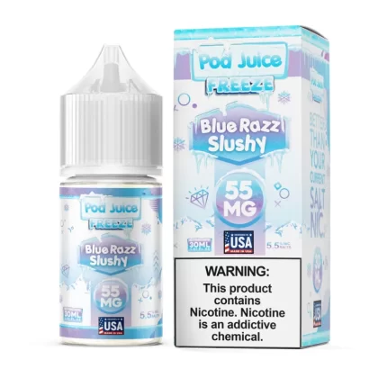 Pod Juice FREEZE - Blue Razz Slushy - 30ML E-Liquid - 35MG