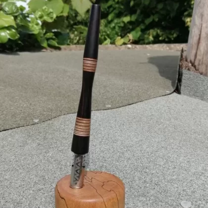 Hourglass in African Blackwood with Ash w/ Fumed Eucalyptus by PhattPiggie