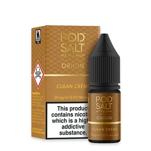 Pod Salt - Origin Cuban Creme Saltnic - 20 mg / 30 ml - Image 2